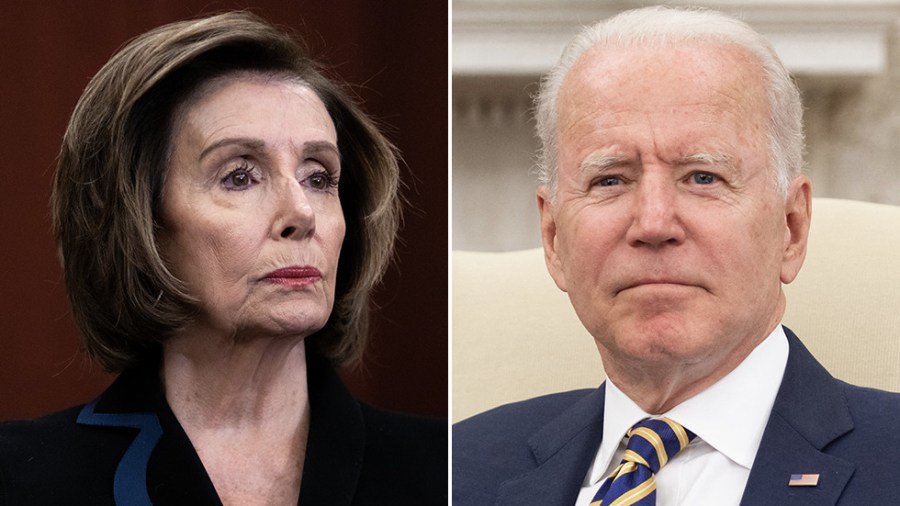 Nancy Pelosi and Joe Biden