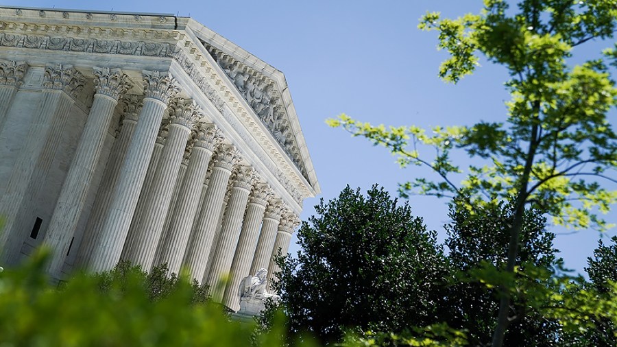 The Supreme Court in Washington, D.C., is seen on June 23