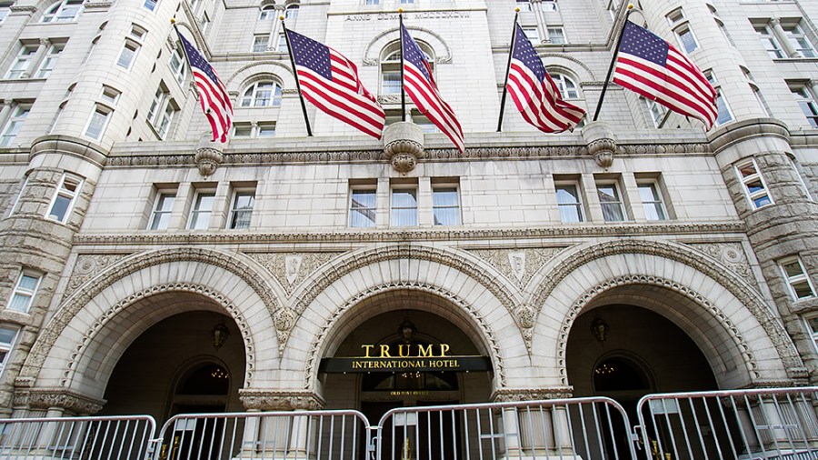 The Trump International Hotel in Washington, D.C., is seen on June 3