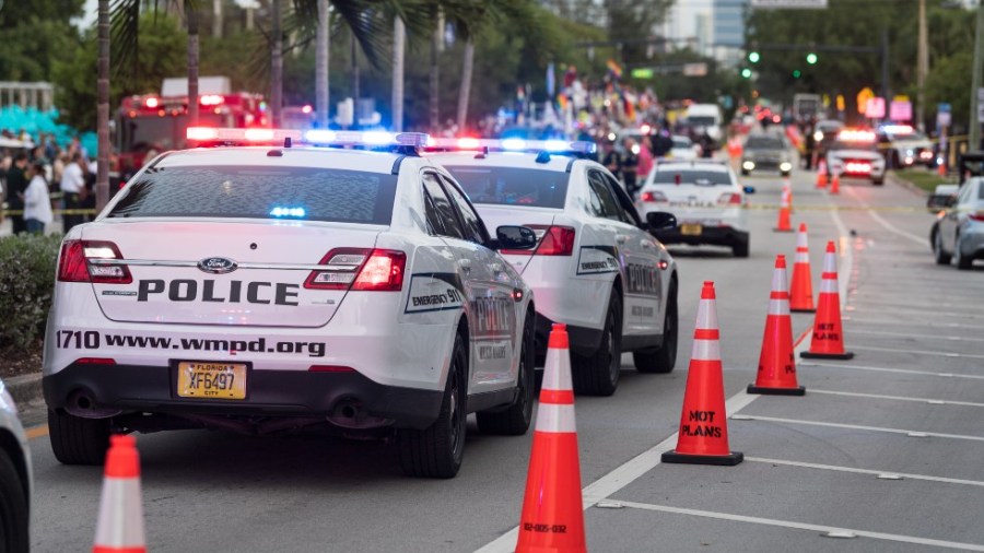 Police respond to truck running into participants of Pride parade in Wilton Manors, Florida