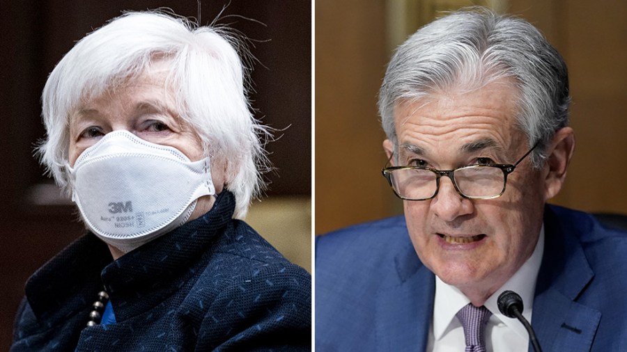 Janet Yellen and Jerome Powell