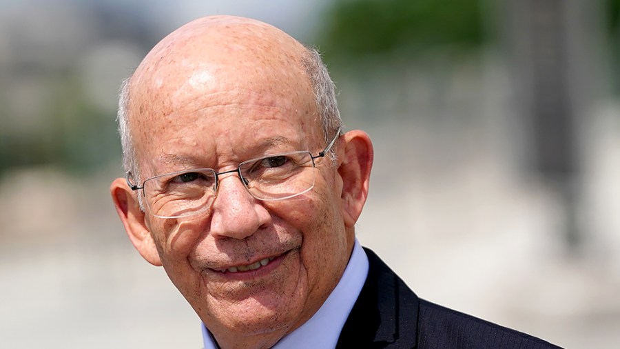 Rep. Peter DeFazio (D-Ore.) speaks to reporters as he leaves the Capitol following the last votes of the week on July 1