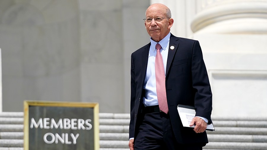 Rep. Peter DeFazio (D-Ore.) leaves the Capitol following the last votes of the week on July 1