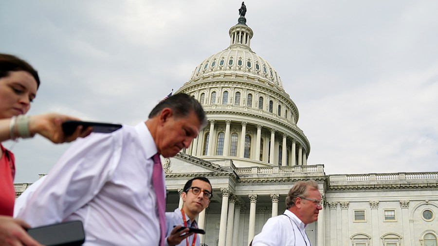 The U.S. Capitol is seen from the East Front on Friday, July 30, 2021.