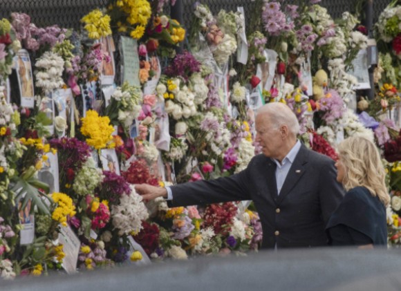 Biden in Surfside