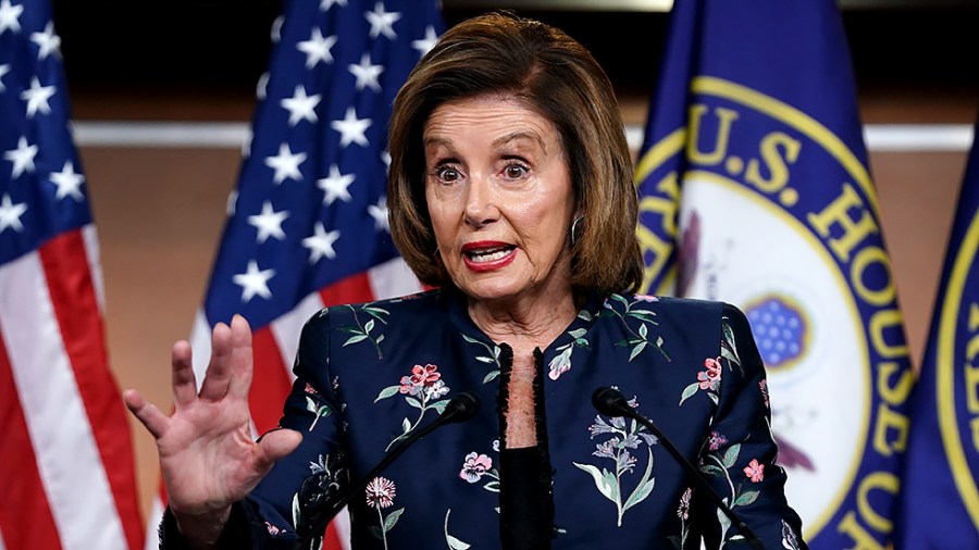 Speaker Nancy Pelosi (D-Calif.) addresses reporters during her weekly press conference on Thursday, July 22, 2021.