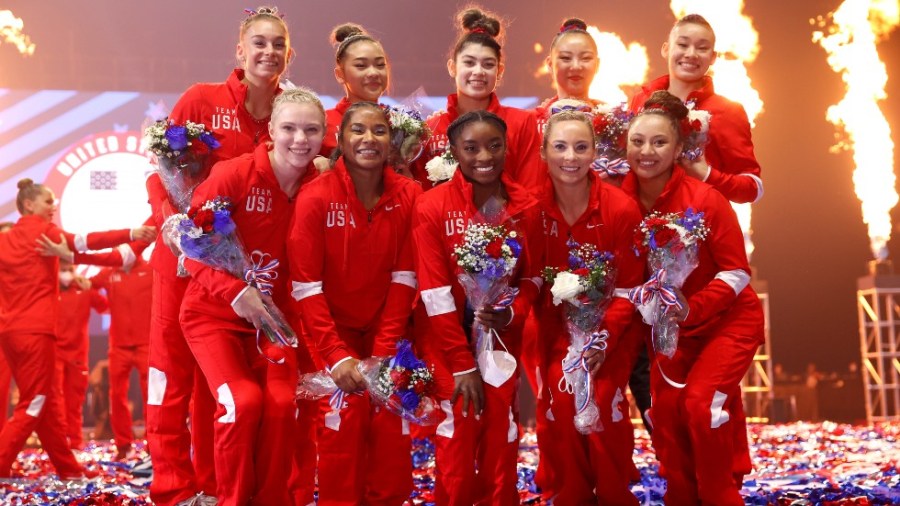 The U.S. women's gymnastics team