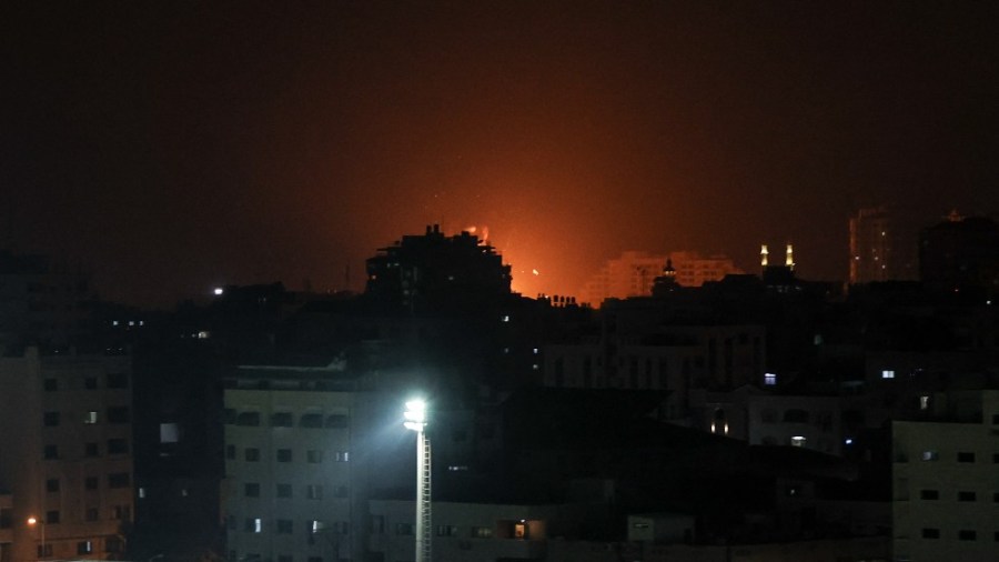 Israel bombs sites in Gaza