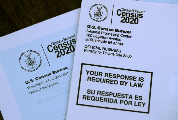 The U.S. Census logo appears on census materials received in the mail