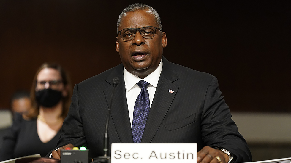 Defense Secretary Lloyd Austin speaks during a Senate Armed Services Committee hearing on the conclusion of military operations in Afghanistan and plans for future counterterrorism operations, Tuesday, Sept. 28, 2021.