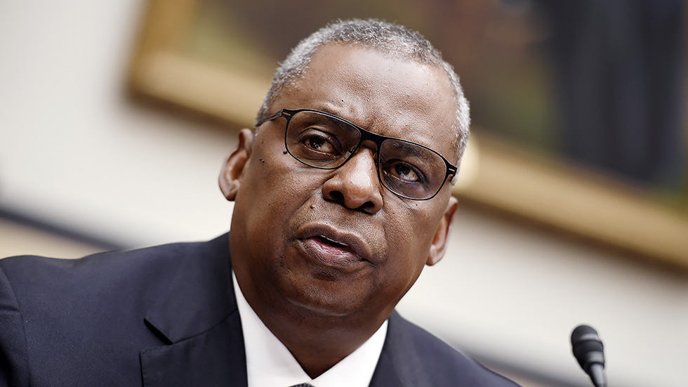 Secretary of Defense Lloyd J. Austin testifies before the House Armed Services Committee on the conclusion of military operations in Afghanistan at the Rayburn House Office building on Capitol Hill on September 29, 2021 in Washington, DC.