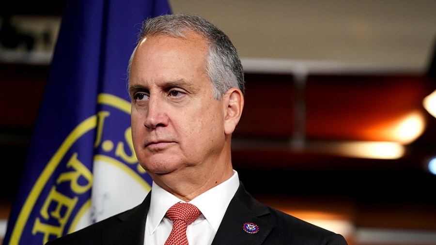 Rep. Mario Diaz-Balart (R-Fla.) is seen after a closed-door House Republican conference meeting on Tuesday, July 20, 2021.