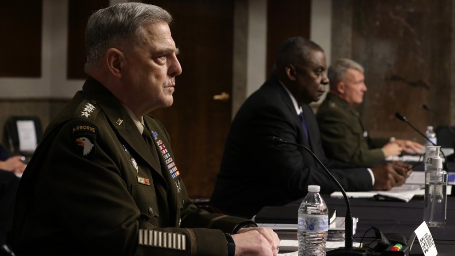 Gen. Mark Milley and Defense Secretary Lloyd Austin testify