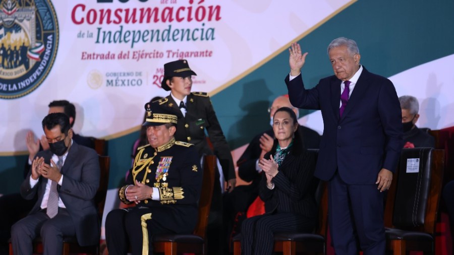 Mexican President Andrés Manuel López Obrador celebrates nation's independence day