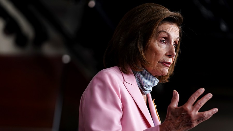 Speaker Nancy Pelosi (D-Calif.) answers questions on Afghanistan, the budget and the infrastructure bill during her weekly press conference on Wednesday, August 25, 2021.