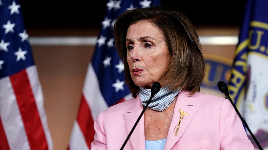 Speaker Nancy Pelosi (D-Calif.) answers questions on Afghanistan, the budget and the infrastructure bill during her weekly press conference on Wednesday, August 25, 2021.