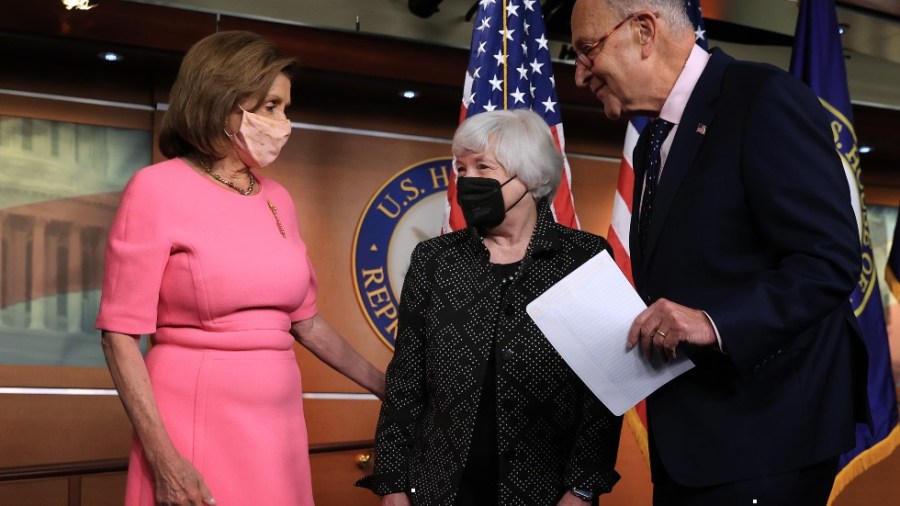 Pelosi, Yellen and Schumer