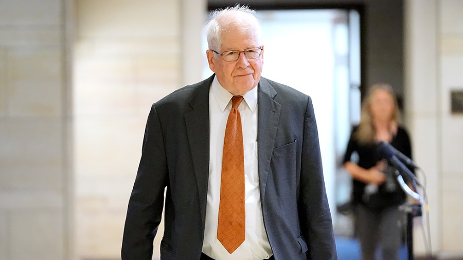 Rep. David Price (D-N.C.) arrives for a closed-door House Democratic Caucus meeting on Tuesday, June 15, 2021.