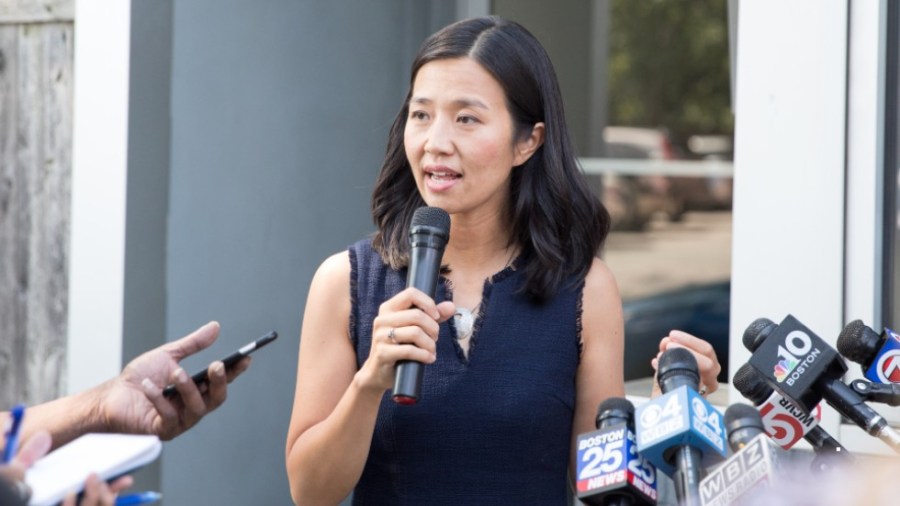 Boston mayoral hopeful Michelle Wu