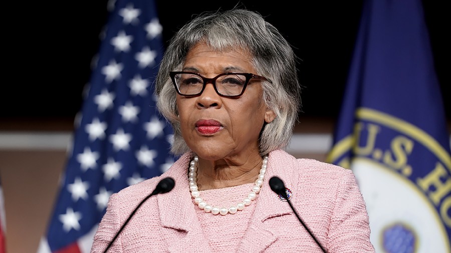 Rep. Joyce Beatty (D-Ohio) addresses reporters during a press conference on Wednesday, October 27, 2021 with members of Congressional Black Caucus to discuss Black policy priorities in the Build Back Better agenda and the bipartisan infrastructure bill.