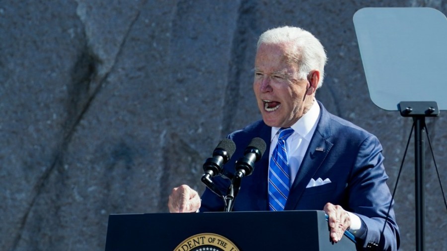 President Biden speaks at the 10th anniversary of the dedication of the Martin Luther King, Jr. Memorial