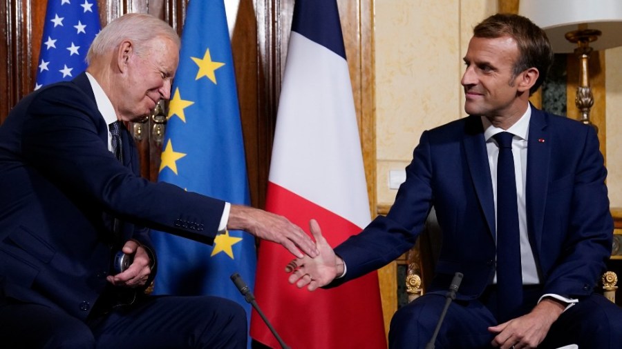 President Biden and French President Macron