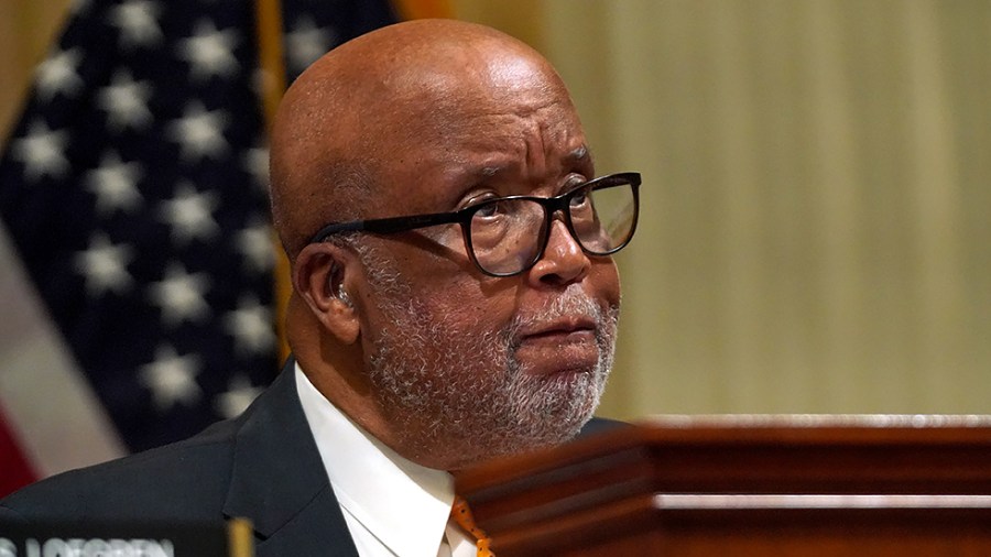 Jan. 6 House Select Committee Chairman Bennie Thompson (D-Miss.) gives an opening statement during a hearing to consider holding former Trump White House chief strategist Stephen Bannon in contempt of Congress on Tuesday, October 19, 2021.