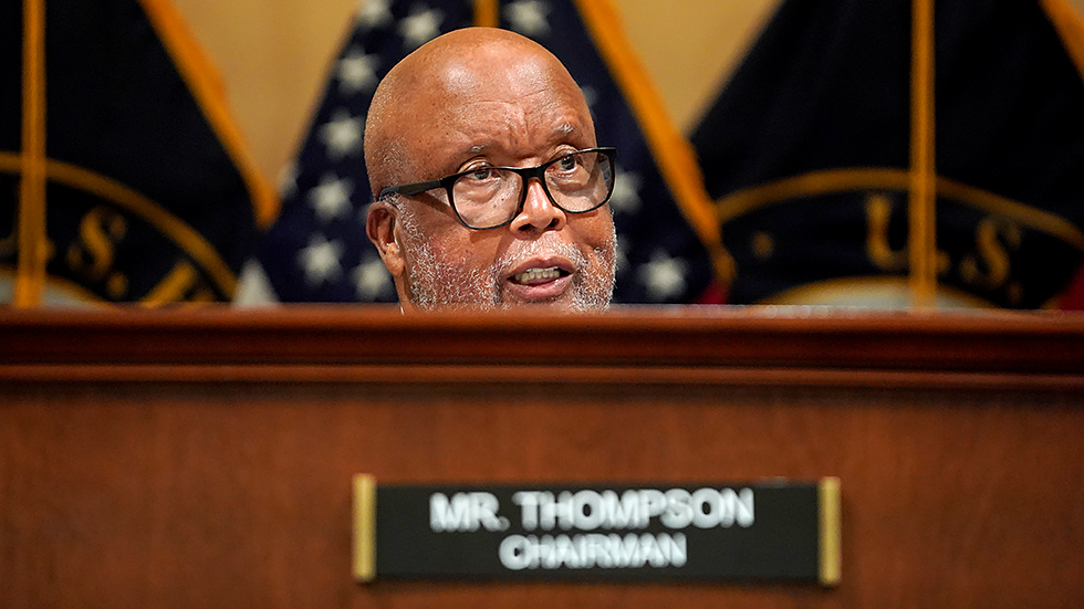 Jan. 6 House select committee Chairman B Thompson (D-Miss.) gives an opening statement during a hearing to consider holding former Trump White House chief strategist Stephen Bannon in contempt of Congress on Tuesday, October 19, 2021.