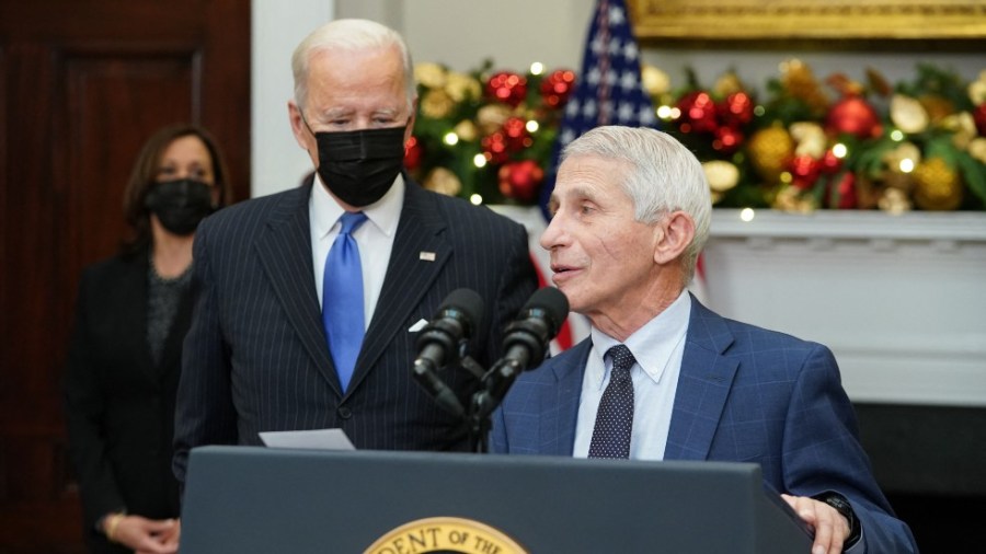 Anthony Fauci with President Biden