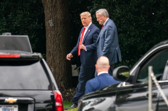 President Biden with Mark Meadows