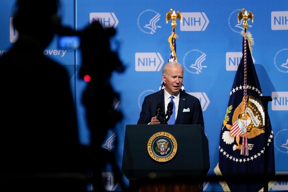 President Biden at NIH