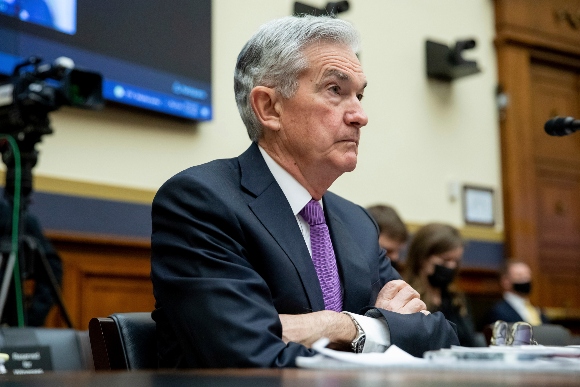 Federal Reserve Chairman Jerome Powell prepares to speak to lawmakers