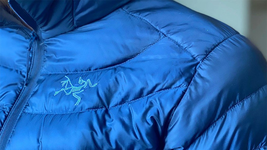 Arc’teryx waterproof jacket in blue