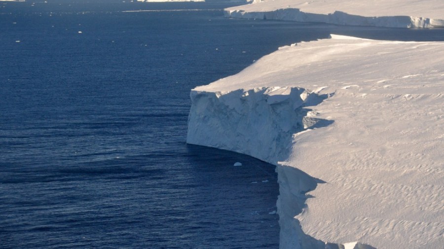 Thwaites glacier in Antarctica