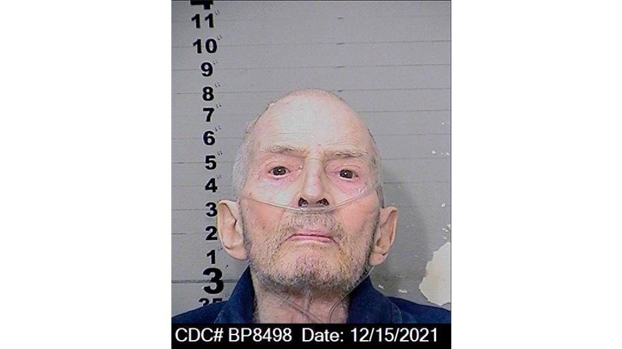 This Wednesday, Dec. 15, 2021 photo, released by the California Department of Corrections and Rehabilitation, shows Robert Durst