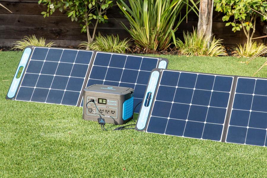 Store emergency power with 20% savings on this home solar generator