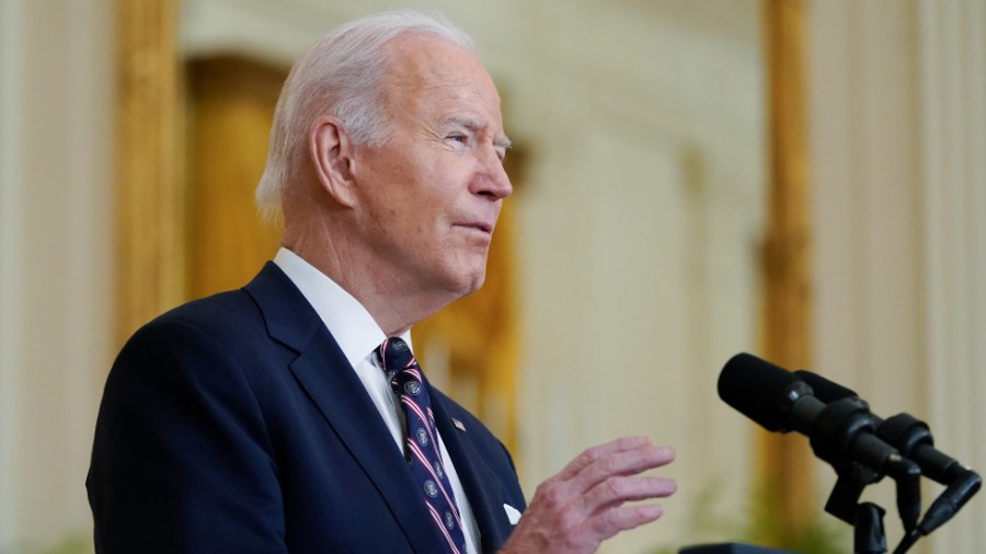 President Biden addresses the ongoing situation in Ukraine