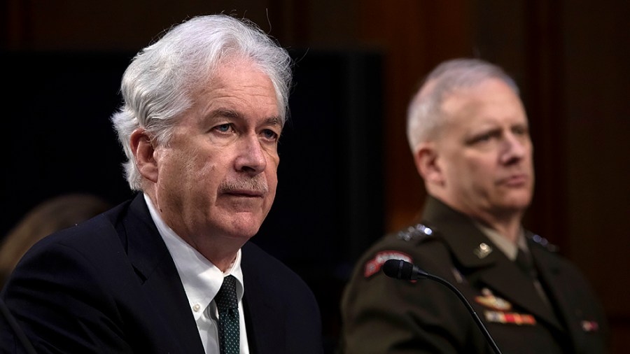 William Burns, Director of the Central Intelligence Agency, speaks to the Senate Intelligence Committee during a hearing examining worldwide threats on Thursday, March 10, 2022.