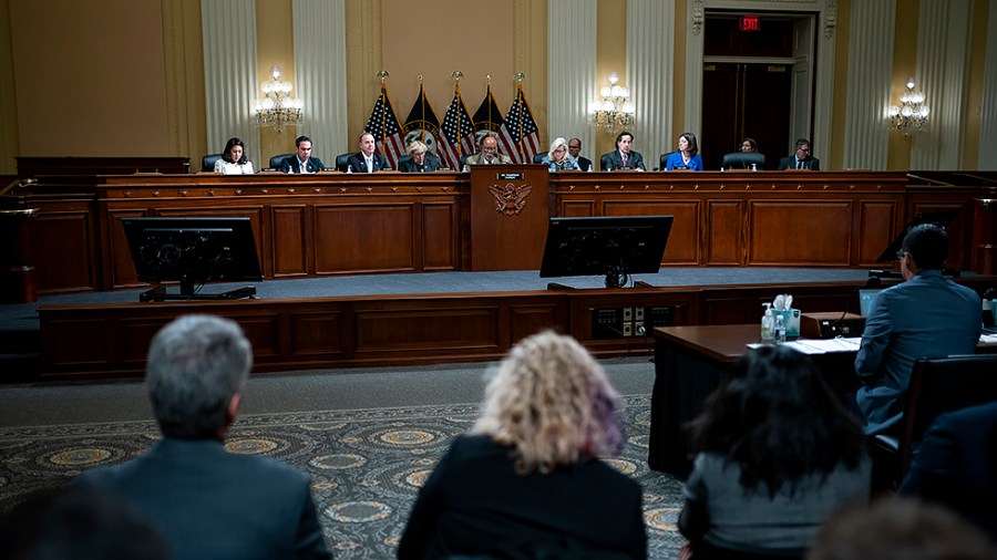 The Jan. 6 House Select Committee holds a business meeting on Monday, March 28, 2022 to consider former Trump administration officials Peter Navarro and Daniel Scavino, Jr. in contempt of Congress.