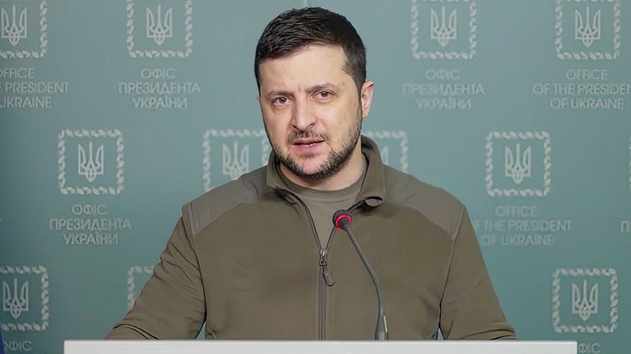 Ukrainian President Volodymyr Zelensky