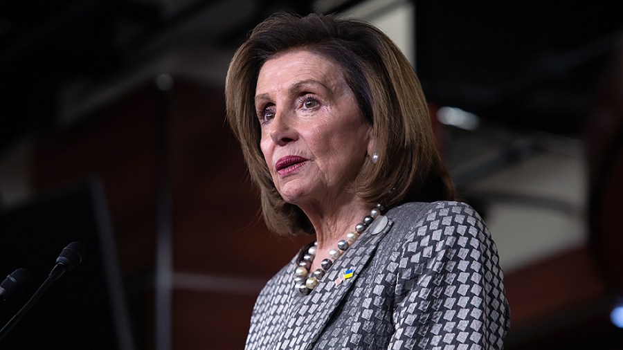 Speaker Nancy Pelosi (D-Calif.) for holds her weekly press conference discussing the passing of the Honor our PACT Act and President Biden’s first State of the Union in Washington, D.C., on Thursday, March 3, 2022.