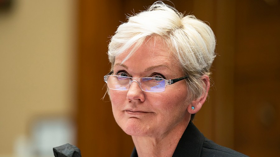 Secretary of Energy Jennifer Granholm is seen during a Subcommittee on Energy hearing to discuss the President’s FY 2023 budget for the department on Thursday, April 28, 2022.