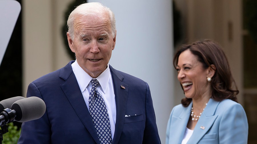 President Biden speaks during a reception to celebrate Asian American, Native Hawaiian, and Pacific Islander Heritage Month the Rose Garden of the White House in Washington, D.C., on Tuesday, May 17, 2022.