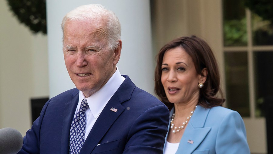 President Joe Biden speaks at a reception to celebrate Asian American, Native Hawaiian, and Pacific Islander Heritage Month the Rose Garden of the White House in Washington, D.C., on Tuesday, May 17, 2022.