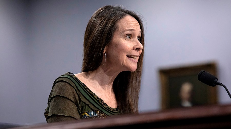 Cybersecurity and Infrastructure Security Agency Director Jen Easterly speaks with the House Subcommittee on Courts, Intellectual Property, and the Internet regarding the President’s Fiscal Year 2023 budget request in the Rayburn House Office building on Thursday, April 28, 2022.