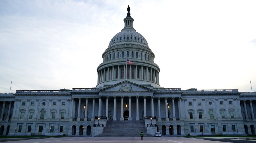 The U.S. Capitol is seen