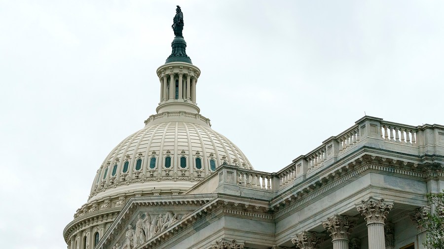 The U.S. Capitol is seen from the East Front Plaza on Monday, June 27, 2022.