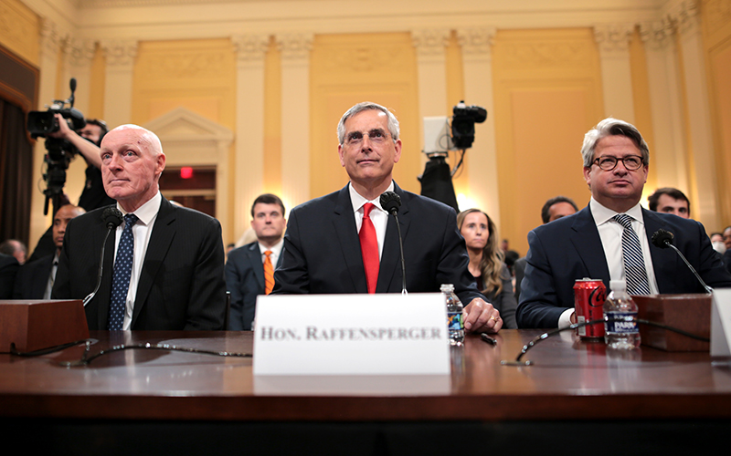 Rusty Bowers, Brad Raffensperger and Gabriel Sterling