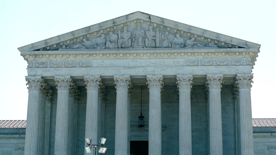 The Supreme Court is seen on Thursday, June 30, 2022 as the court is set to release opinions in Biden v. Texas and West Virginia v. Environmental Protection Agency.