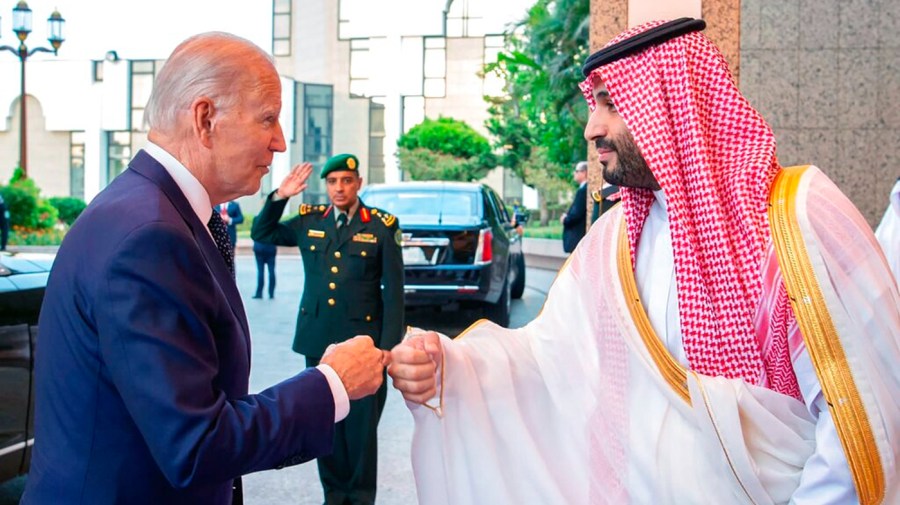 Joe Biden and Mohammed bin Salman